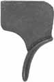 Trigger Only, French Type 'D' Trade Fusil, wax cast steel